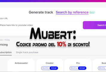 Mubert: Scopri la magia di Mubert con il codice promo del 10% di sconto!