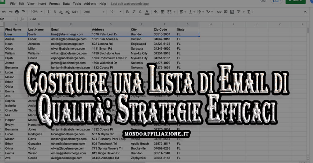 Come Costruire una Lista di Email di Qualità: Strategie Efficaci